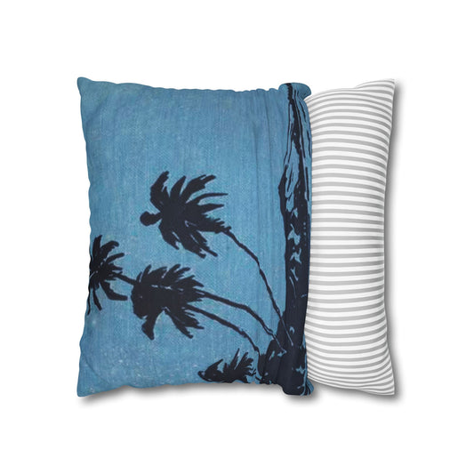 Blue Hawaii Hawaiian Cushion Cover