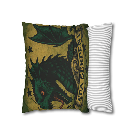 Savage Sea Serpent Cushion Cover