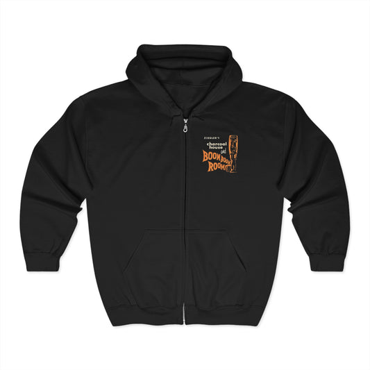 Boom Boom Room Zip Front Hoodie