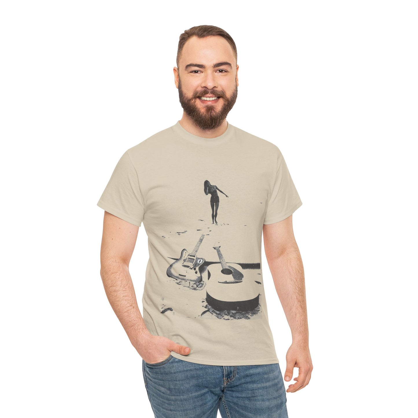 Bikini Beach Guitar T-shirt