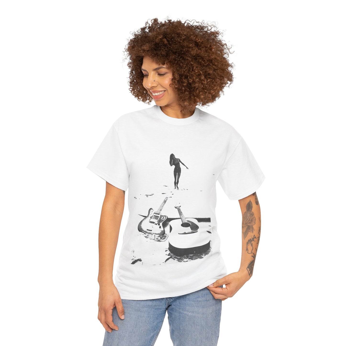 Bikini Beach Guitar T-shirt