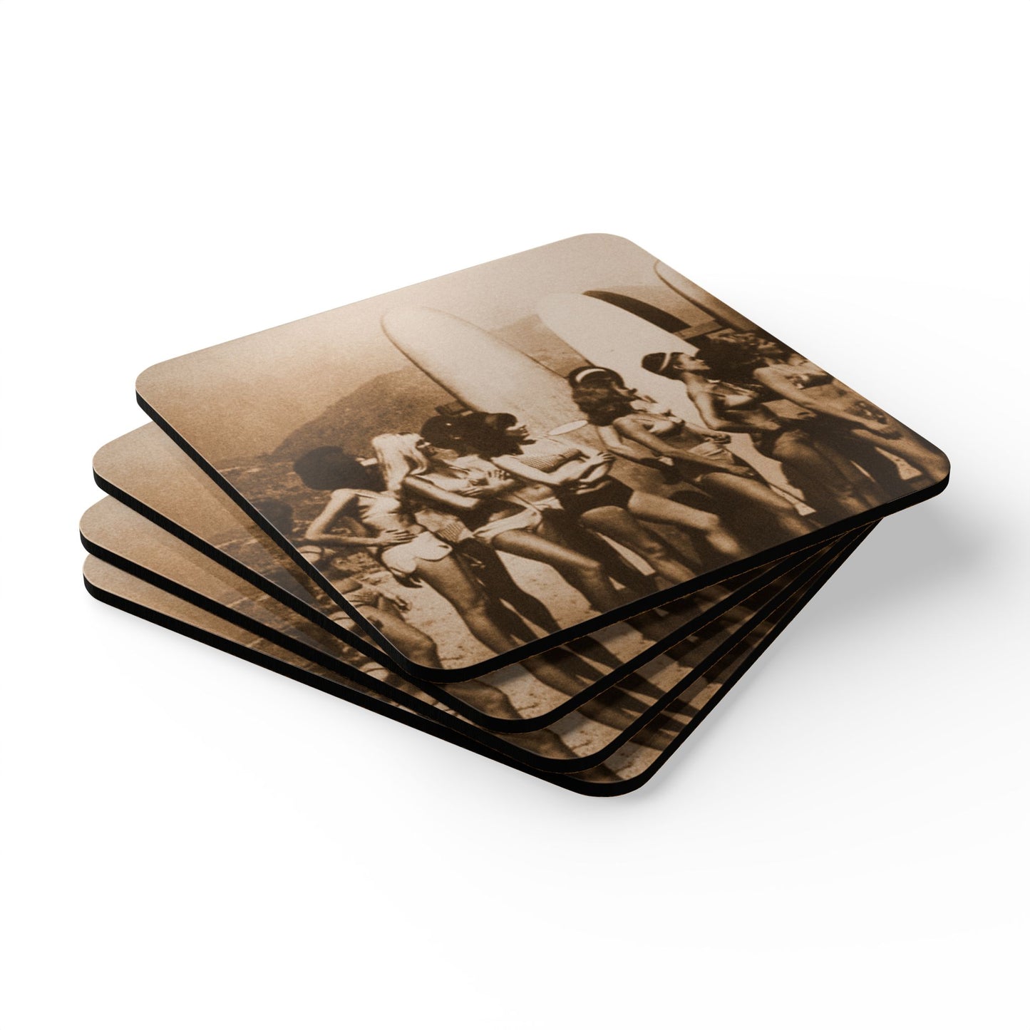60s Surfer Girls Coaster Set