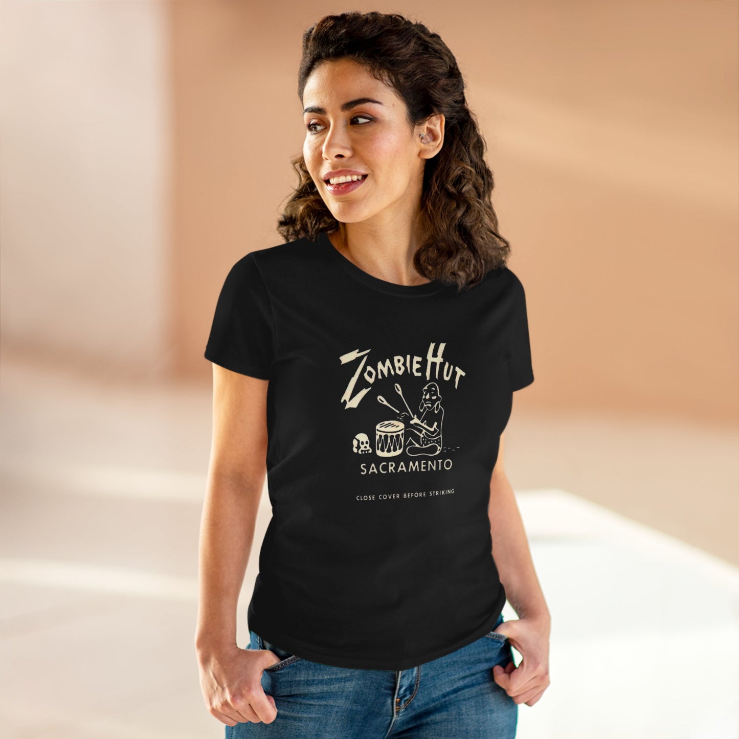 Zombie Hut Womens T-shirt