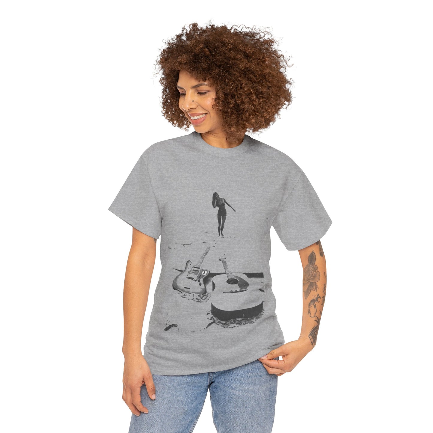 Bikini Beach Guitar T-shirt