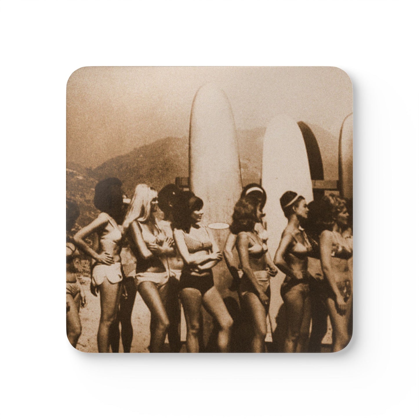 60s Surfer Girls Coaster Set