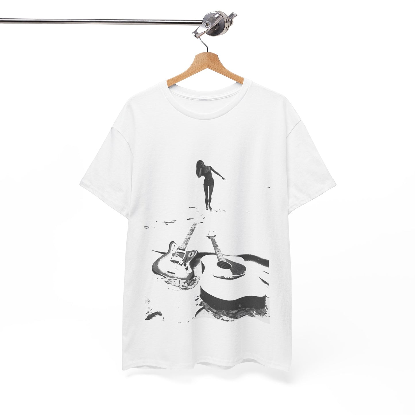 Bikini Beach Guitar T-shirt