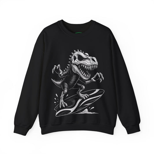 Surfing T-Rex Sweatshirt