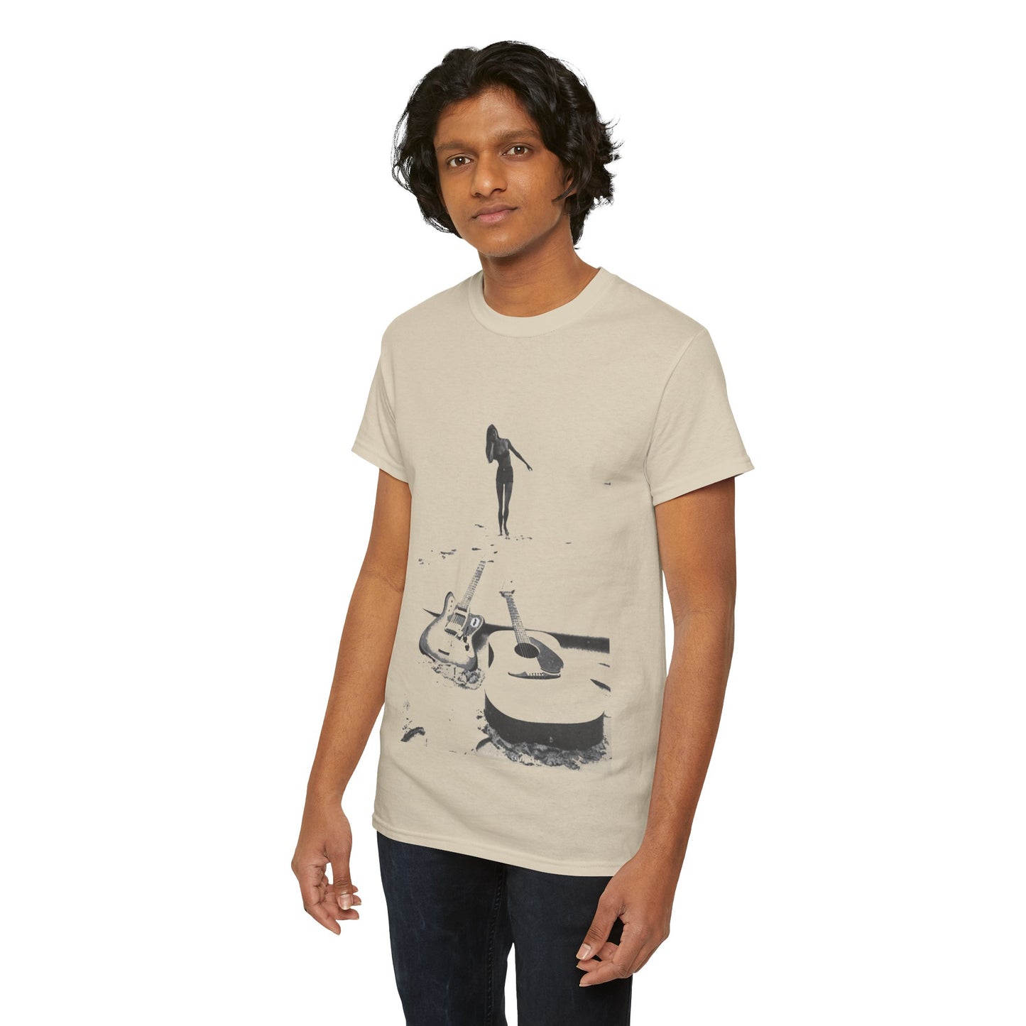 Bikini Beach Guitar T-shirt