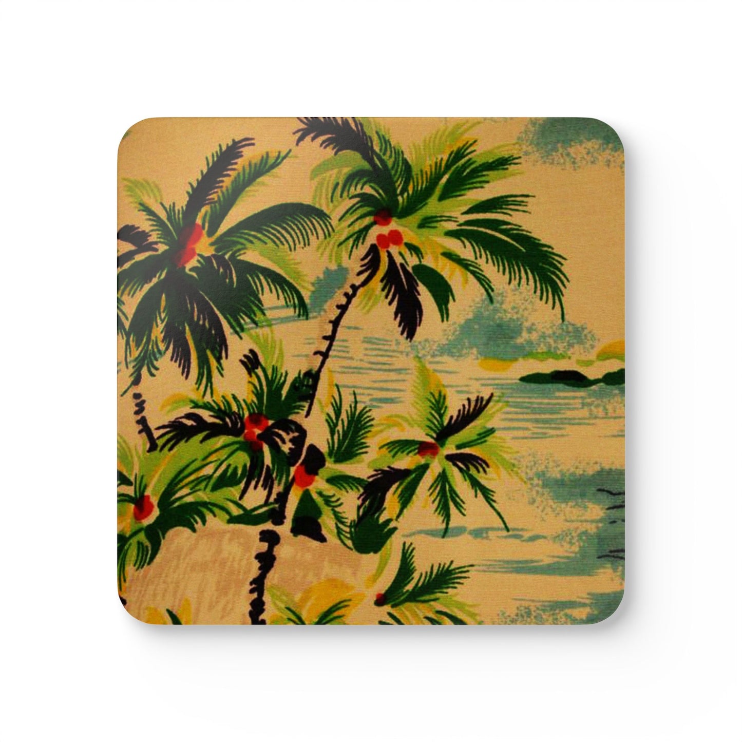Vintage Hawaiian Coaster Set