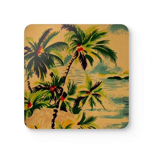 Vintage Hawaiian Coaster Set