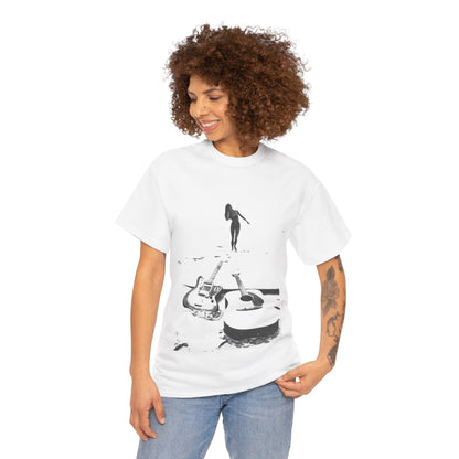 Bikini Beach Guitar T-shirt