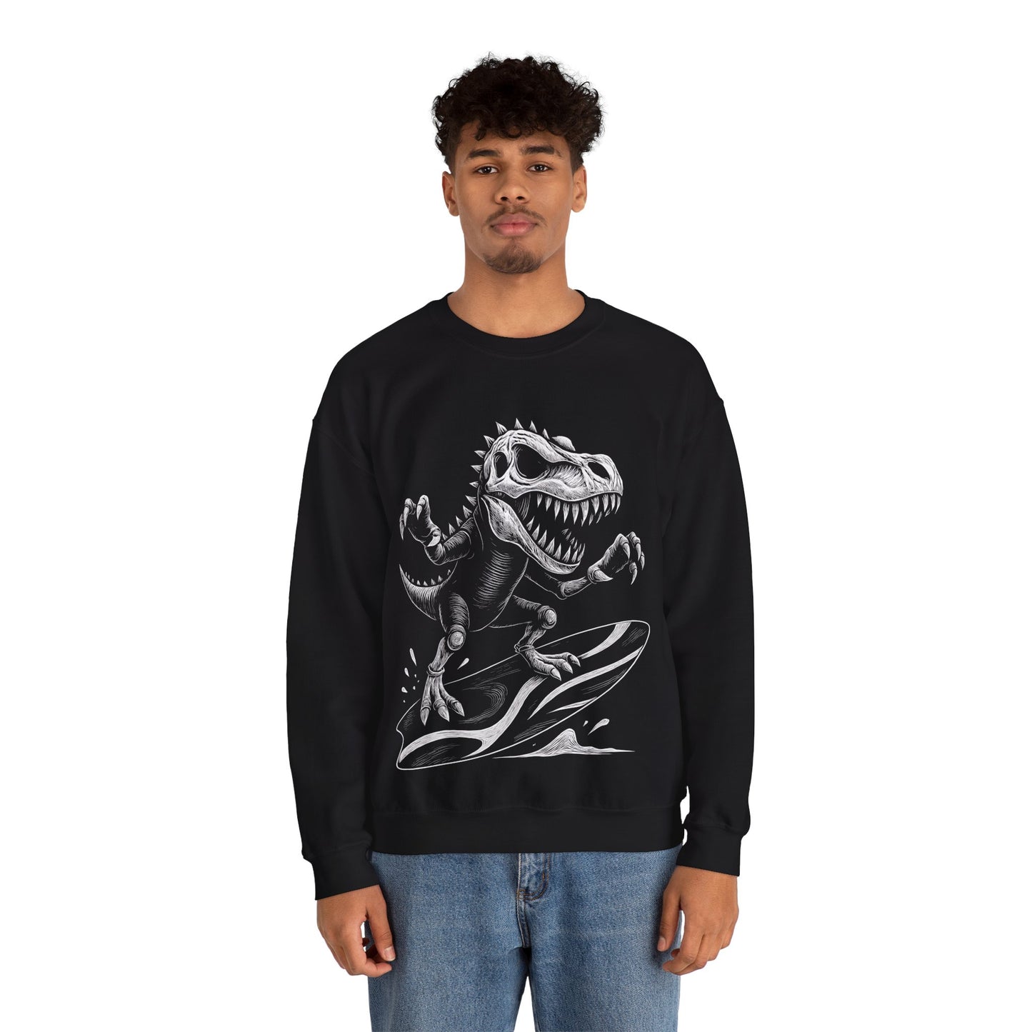 Surfing T-Rex Sweatshirt
