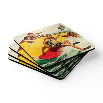 Here Come The Marines Coaster Set