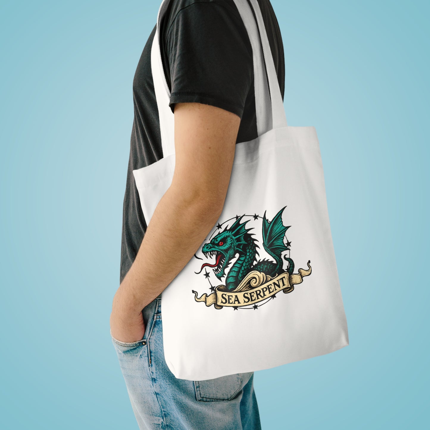 Sea Serpent Tote Bag