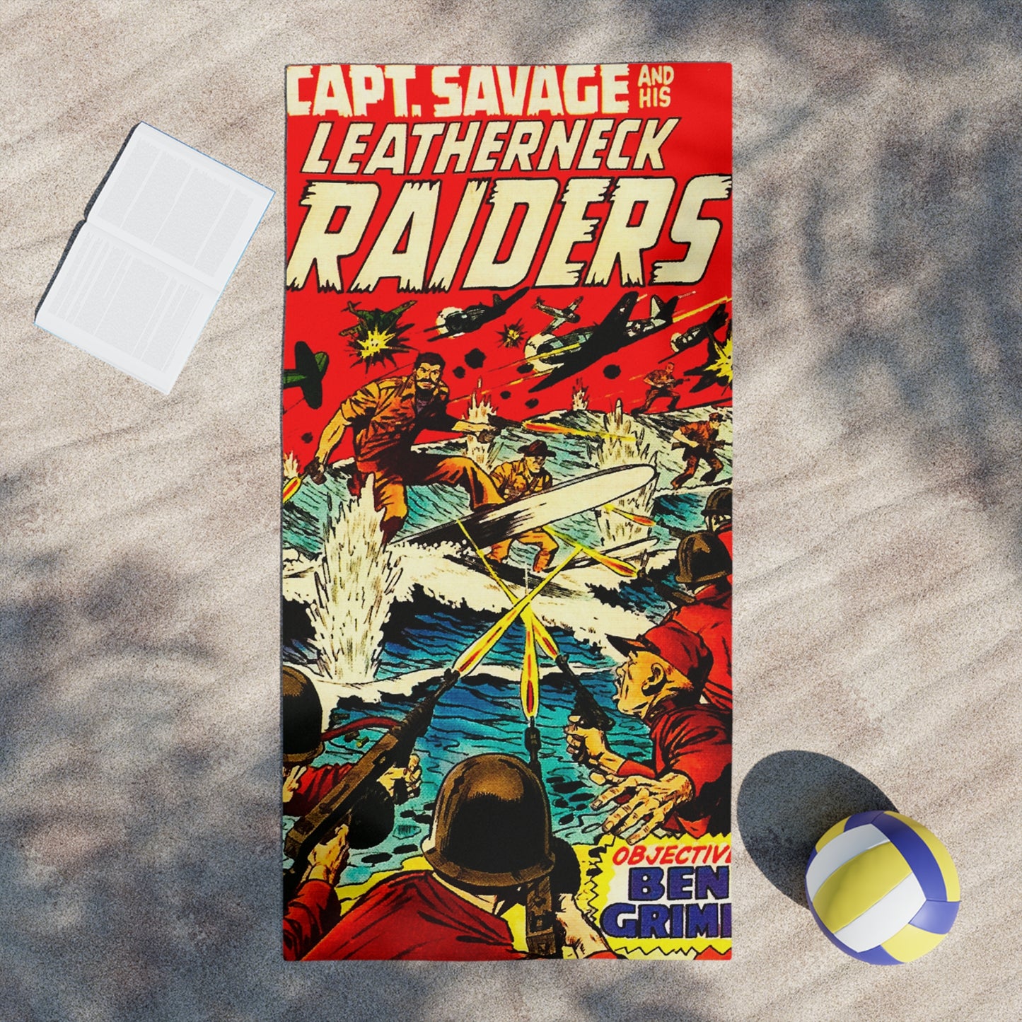 Leatherneck Raiders Beach Towel
