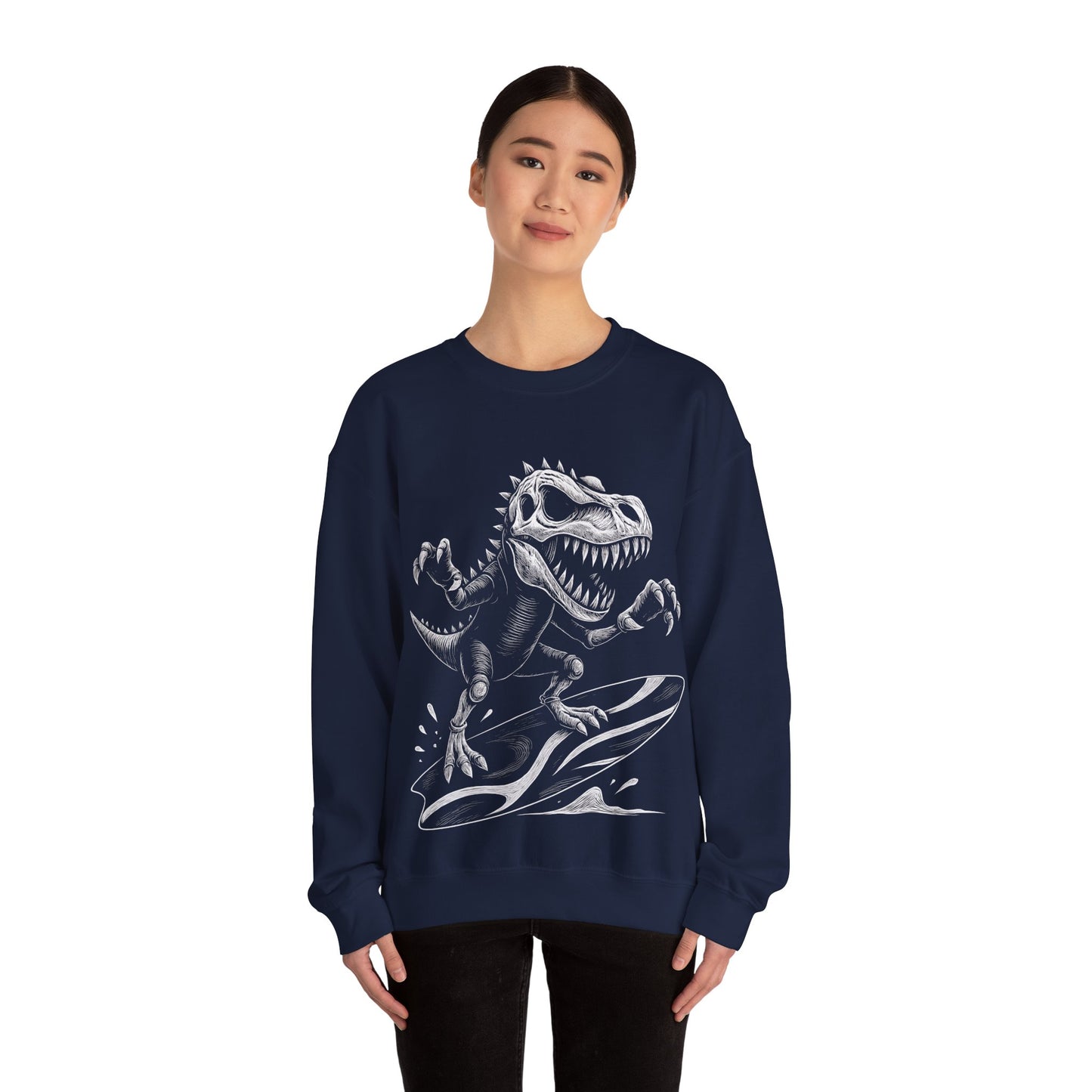 Surfing T-Rex Sweatshirt