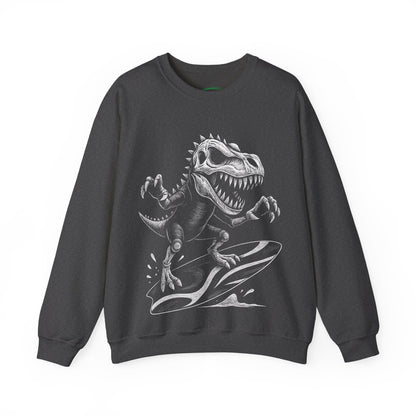 Surfing T-Rex Sweatshirt