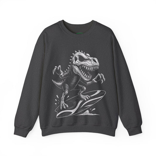 Surfing T-Rex Sweatshirt