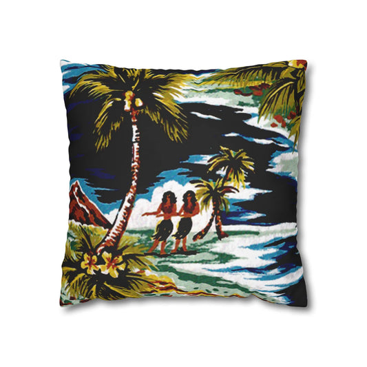 Twin Hula Girls Cushion Cover