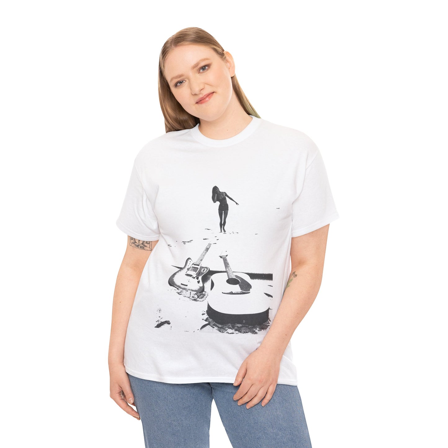 Bikini Beach Guitar T-shirt