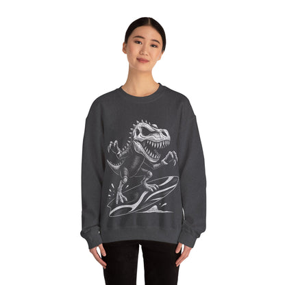 Surfing T-Rex Sweatshirt