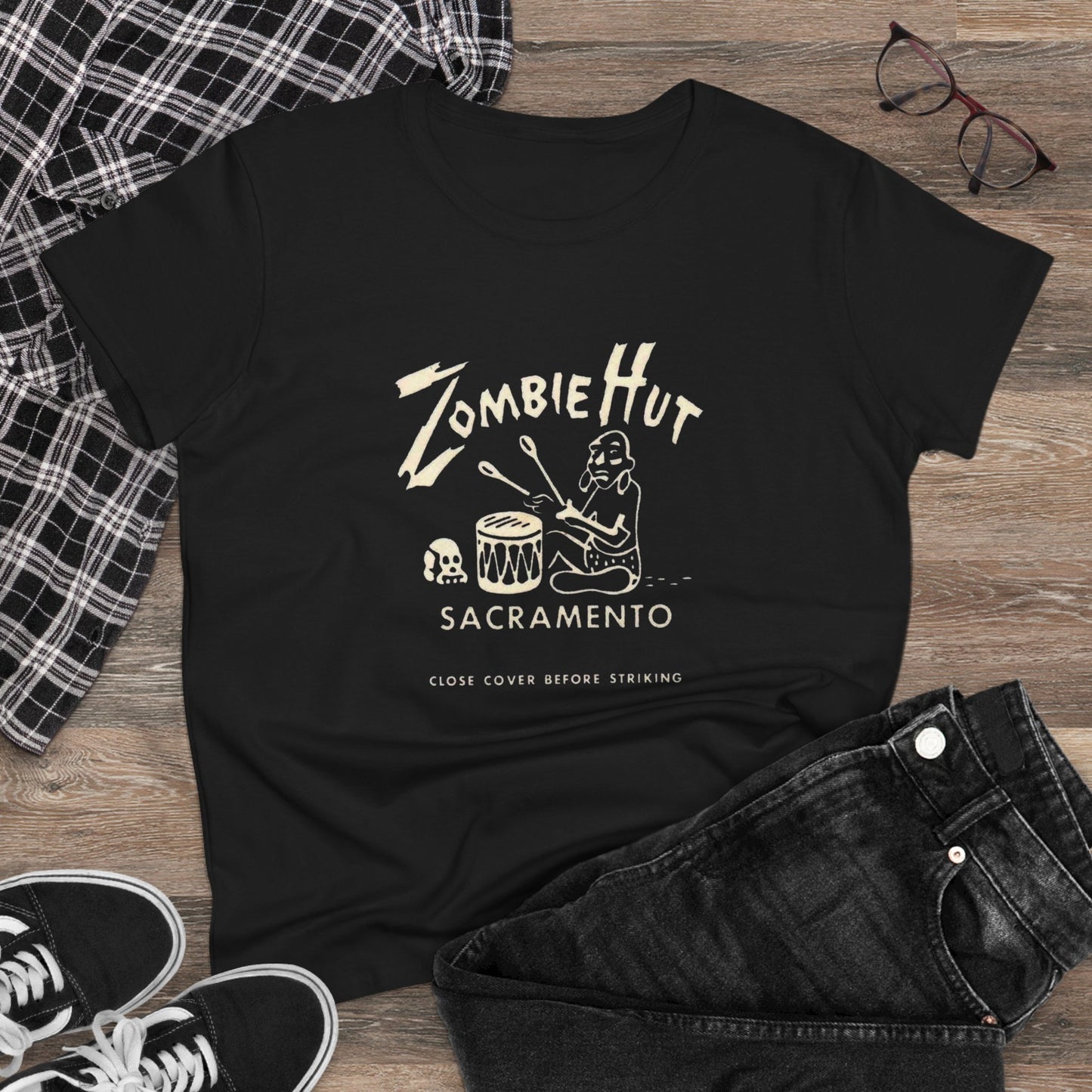 Zombie Hut Womens T-shirt