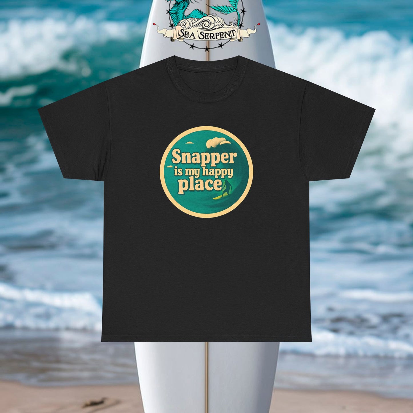 Customisable Happy Place Surf  T-shirt