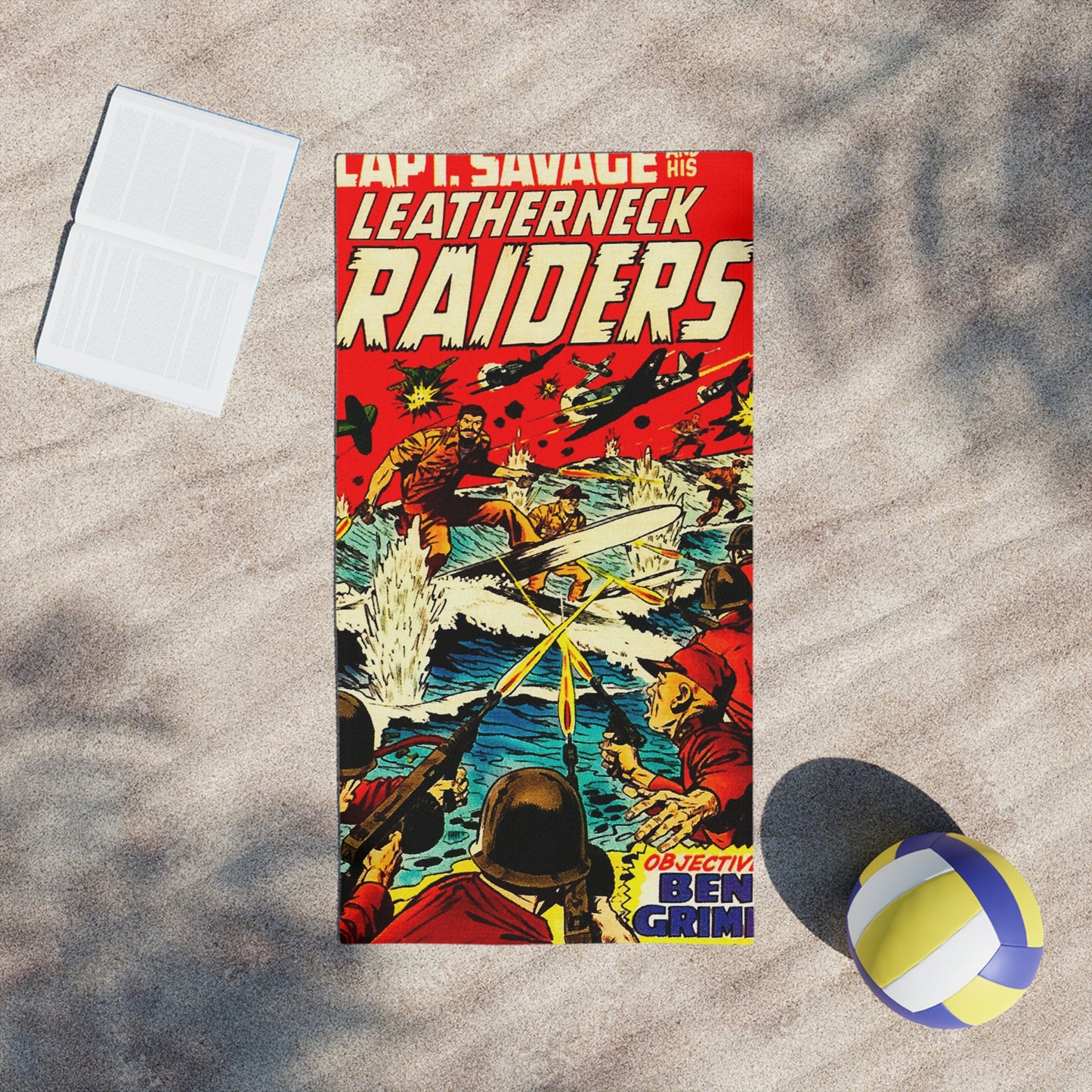 Leatherneck Raiders Beach Towel