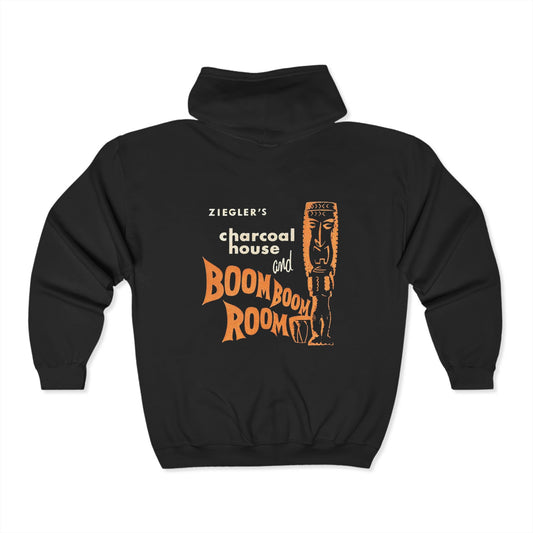 Boom Boom Room Zip Front Hoodie