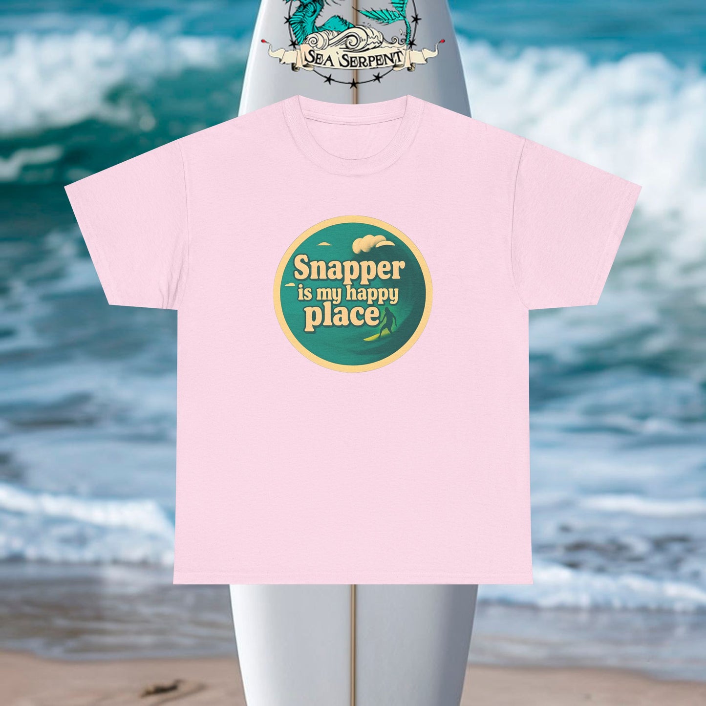 Customisable Happy Place Surf  T-shirt
