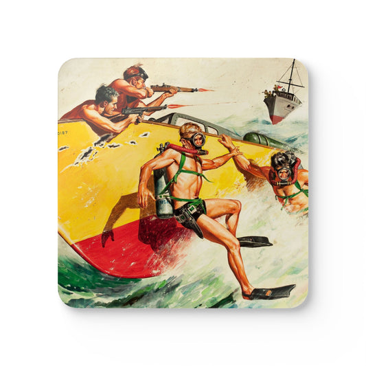 Here Come The Marines Coaster Set