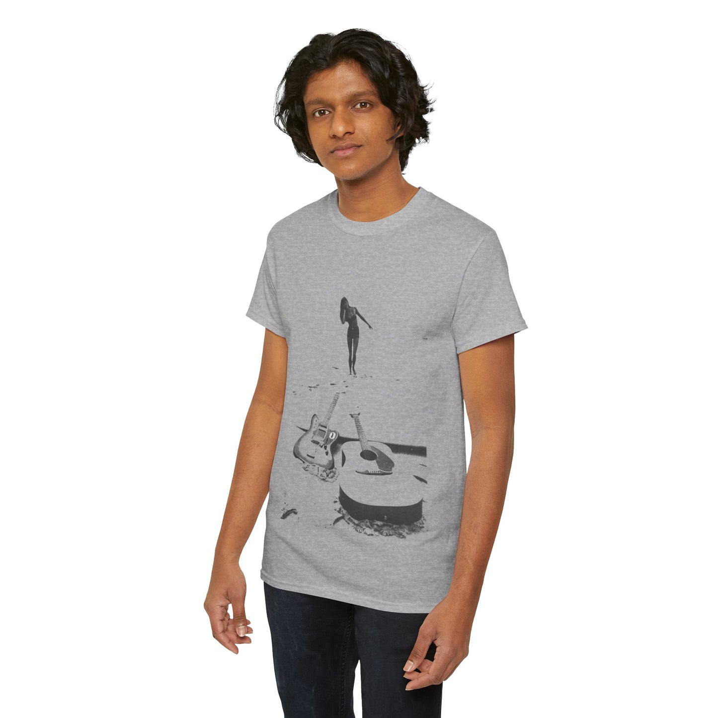Bikini Beach Guitar T-shirt