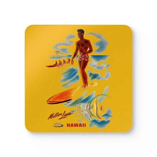 Surf Hawaii Coaster Set