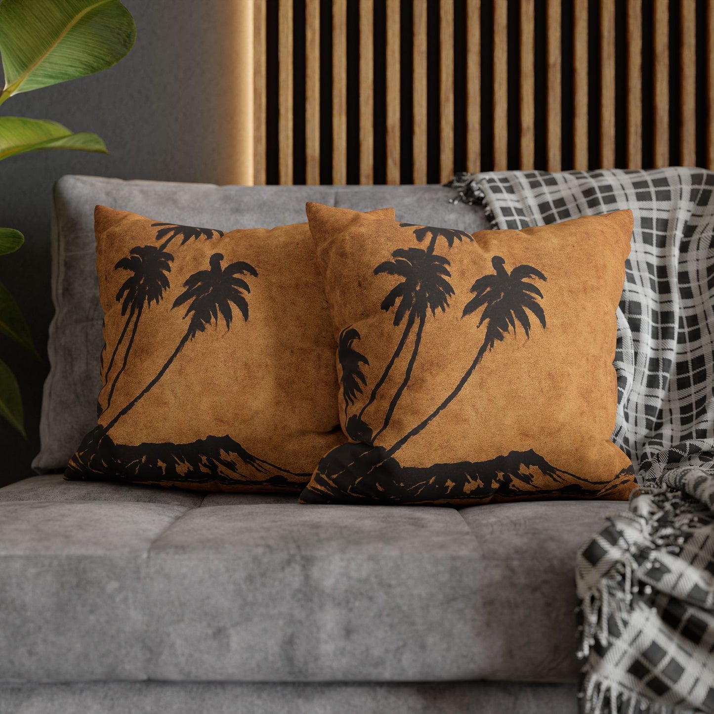 Copper Hawaiian Sunset Cushion Cover