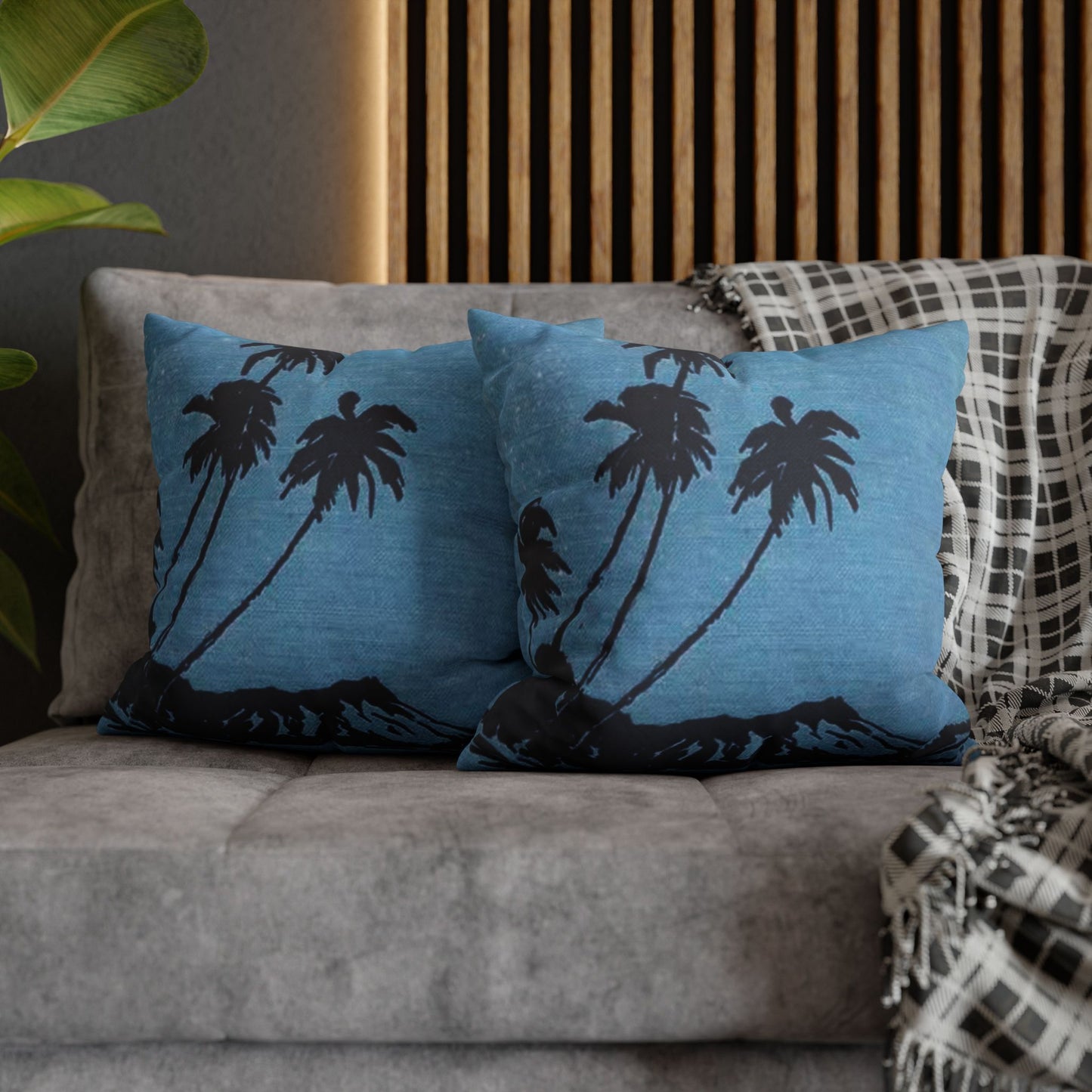 Blue Hawaii Hawaiian Cushion Cover