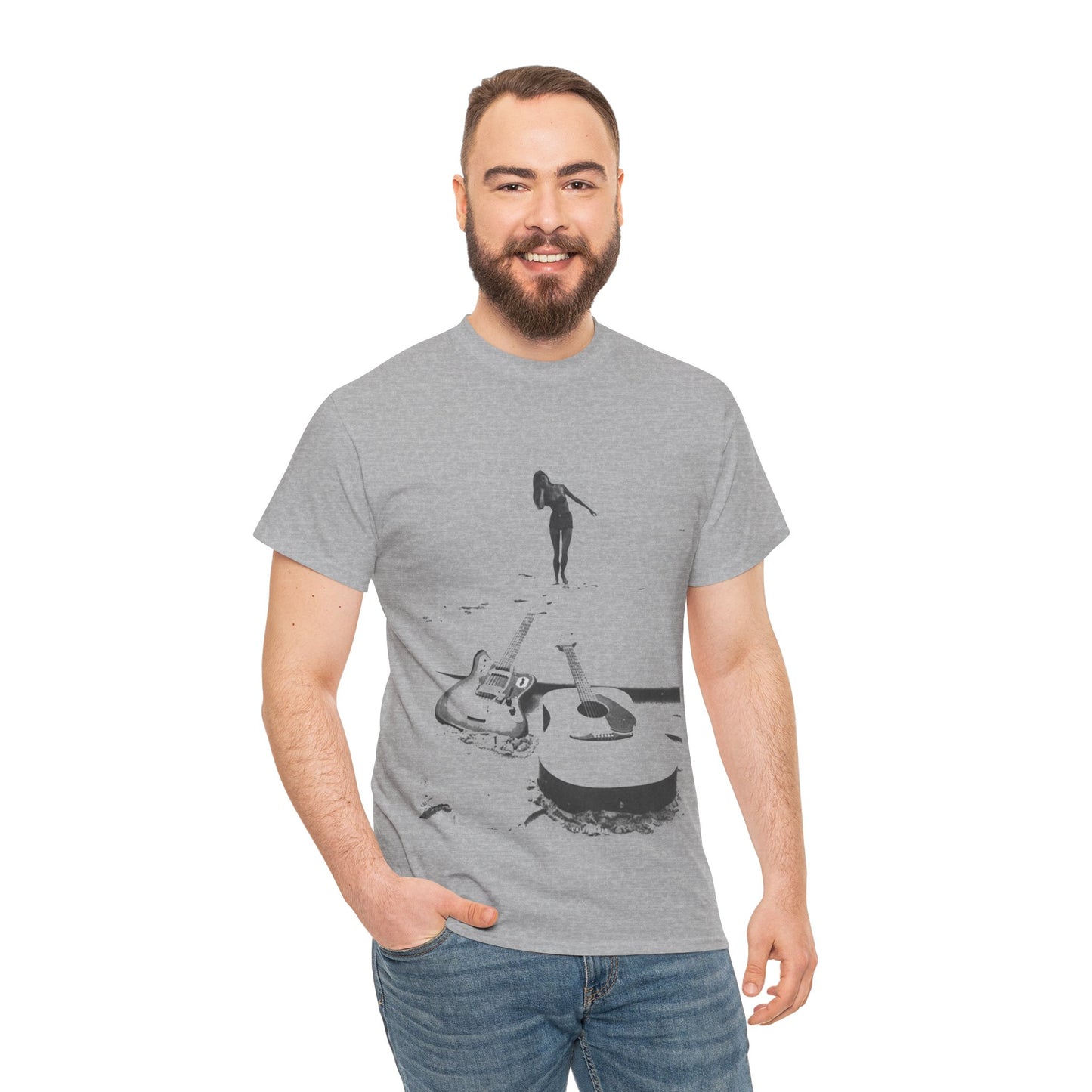Bikini Beach Guitar T-shirt