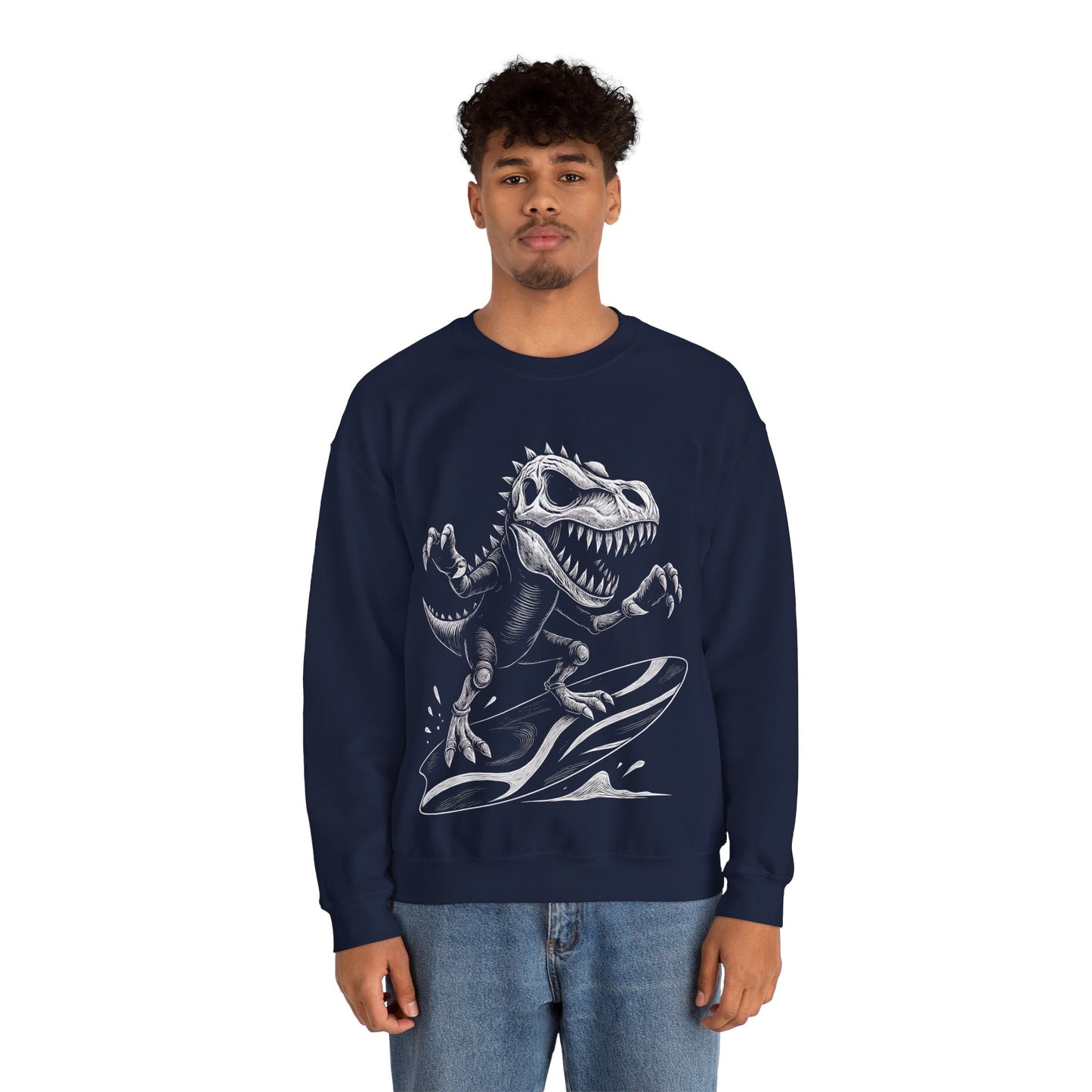 Surfing T-Rex Sweatshirt