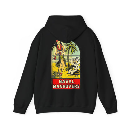Retro Naval Maneuvers Hooded Sweatshirt