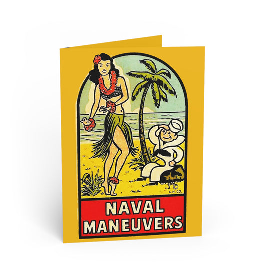 Naval Maneuvers Greeting Card