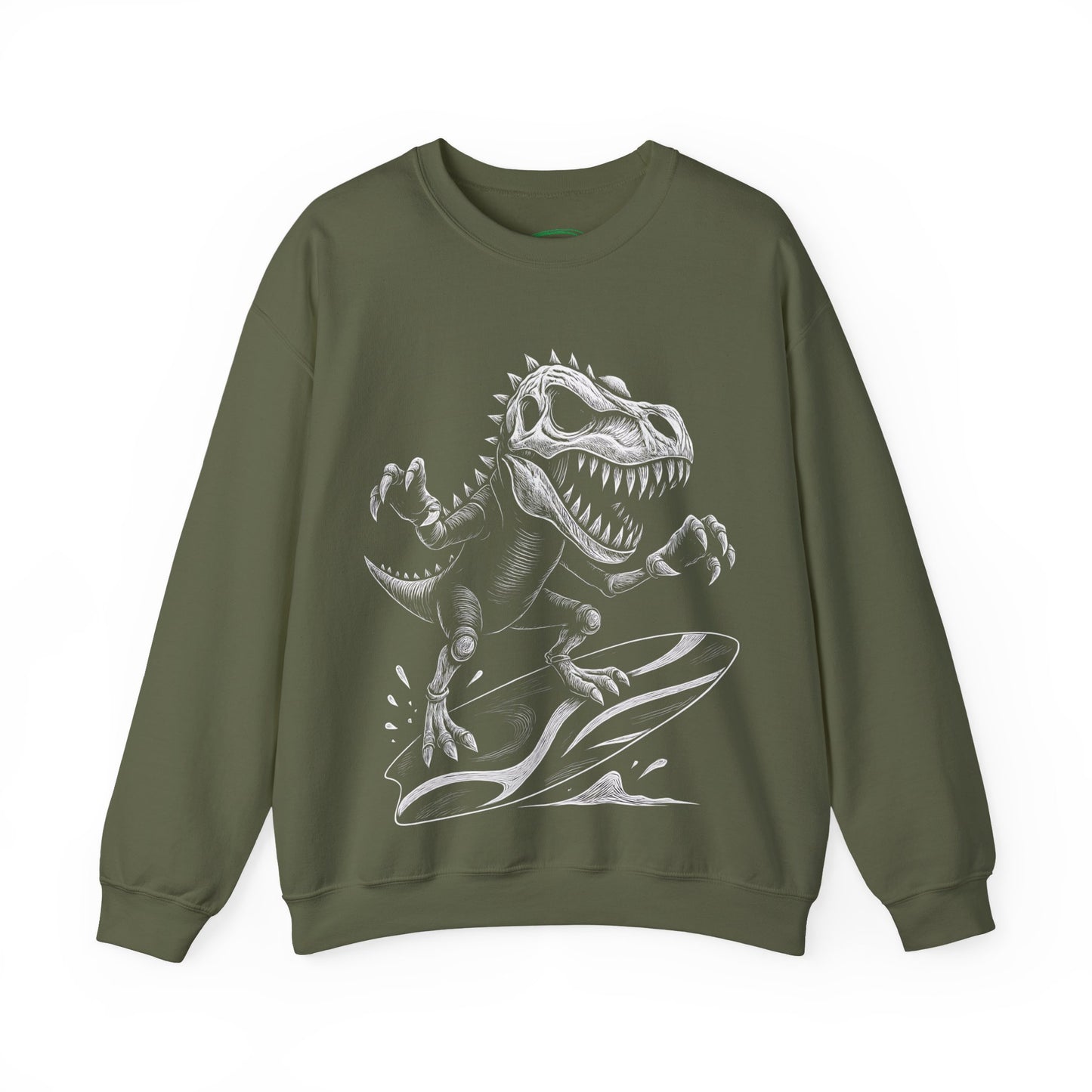 Surfing T-Rex Sweatshirt