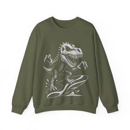 Surfing T-Rex Sweatshirt