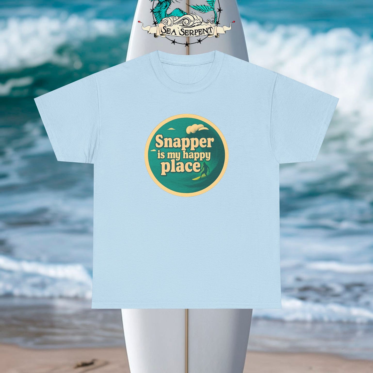 Customisable Happy Place Surf  T-shirt